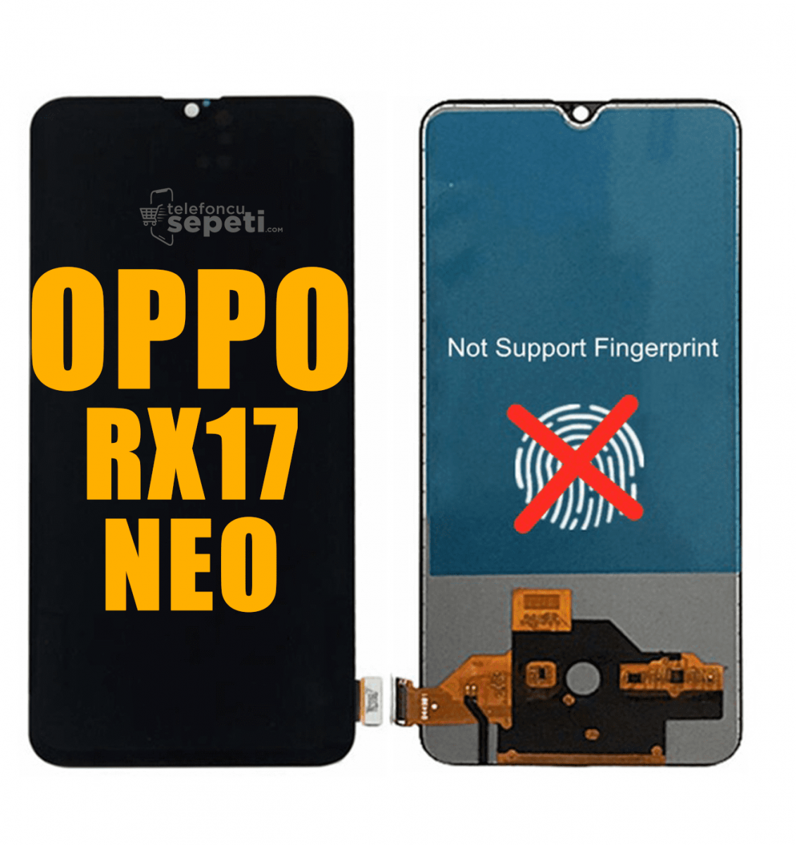 Oppo Reno Rx17 Neo Ekran Dokunmatik Siyah Çıtasız A Plus Kalite