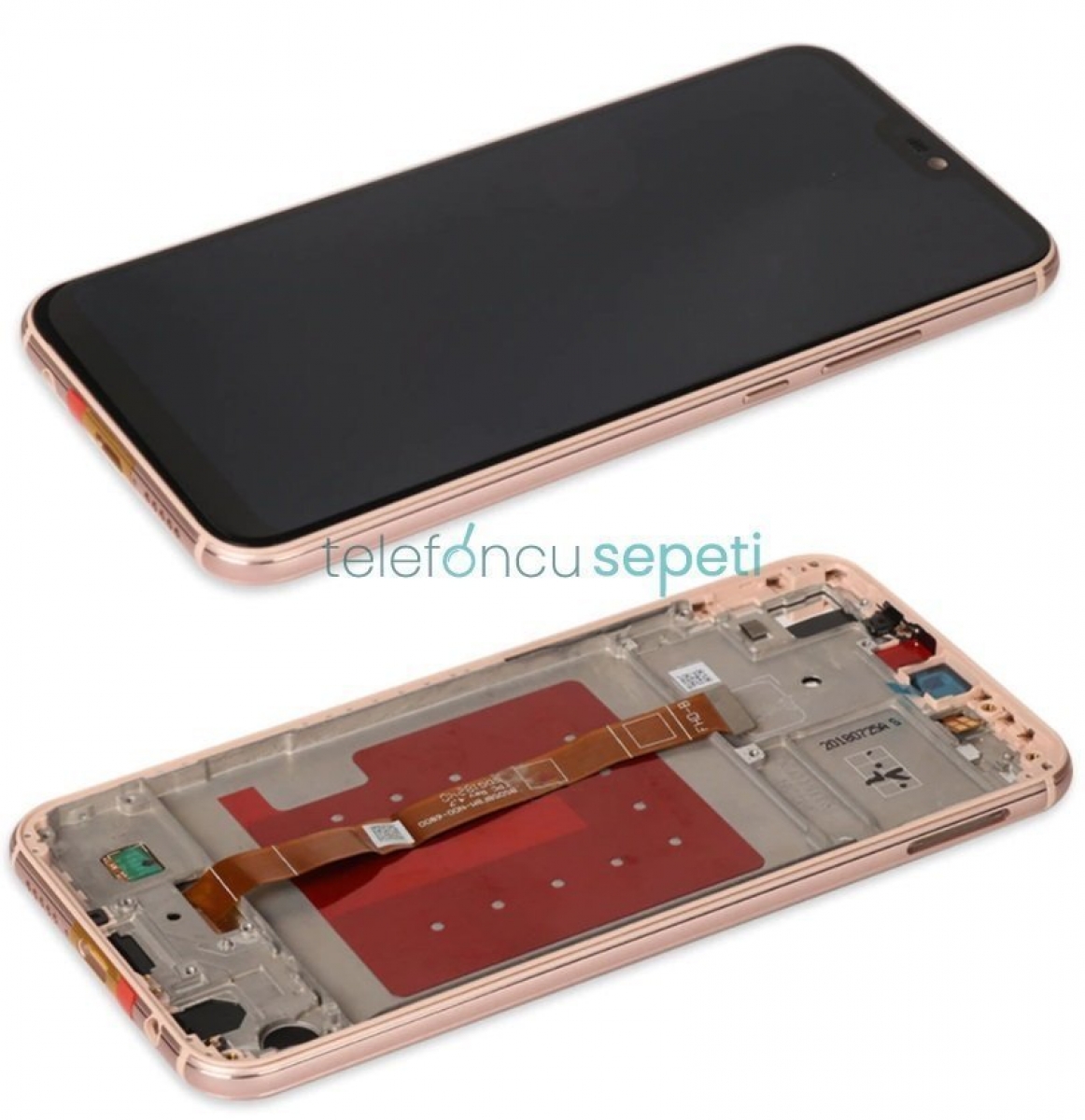 Huawei Mate 20 Lite Ekran Dokunmatik Gold Çıtalı Orjinal Huawei Mate 20 Lite Ekran Dokunmatik Gold Çıtalı Orjinal