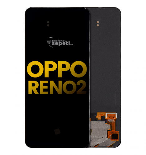 Oppo Reno 2 Ekran Dokunmatik Siyah Çıtasız Orjinal
