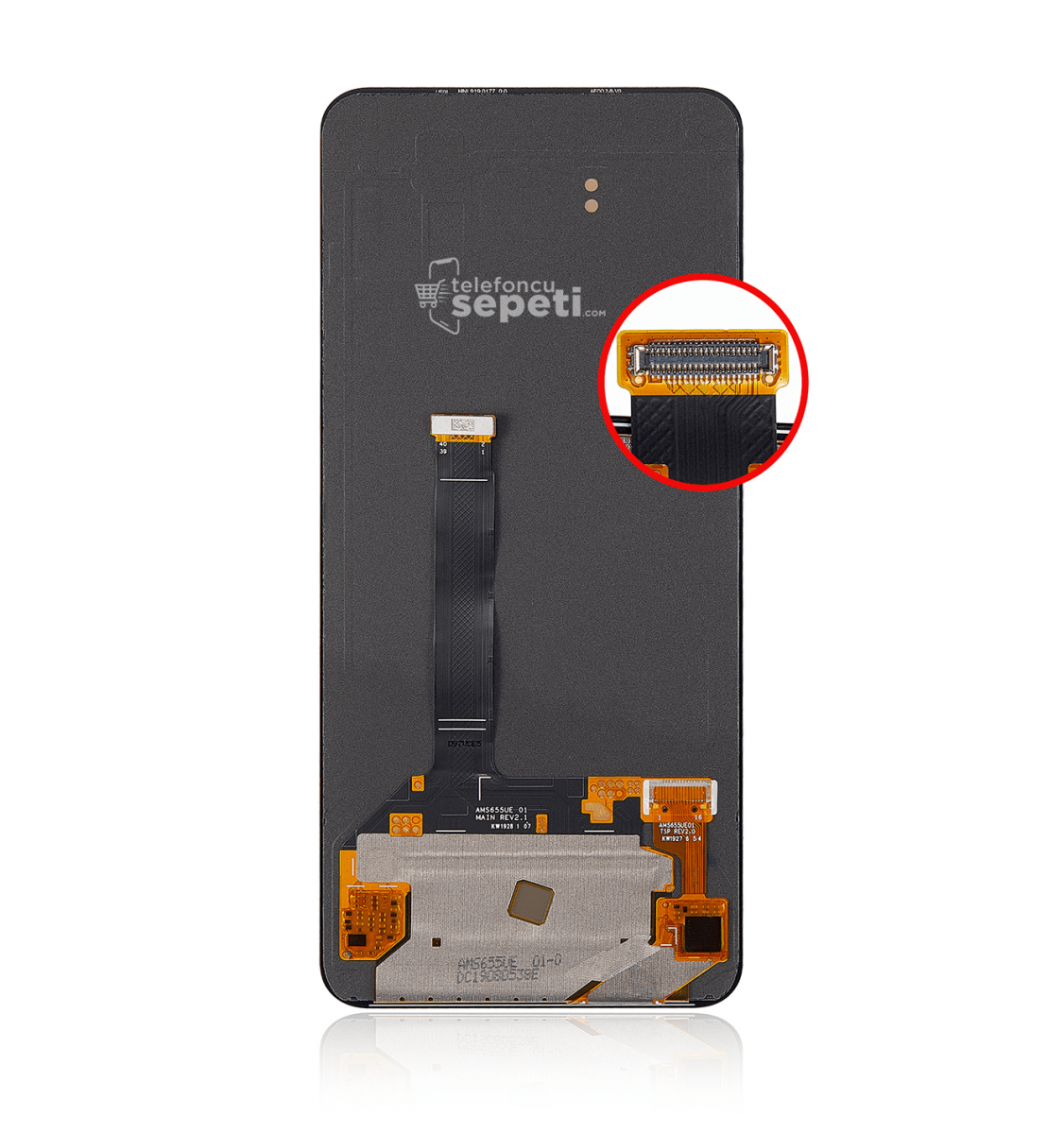 Oppo Reno 2 Ekran Dokunmatik Siyah Çıtasız Orjinal Oppo Reno 2 Ekran Dokunmatik Siyah Çıtasız Orjinal