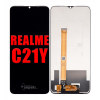 Realme C21y Ekran Dokunmatik Siyah Çıtasız A Plus Kalite