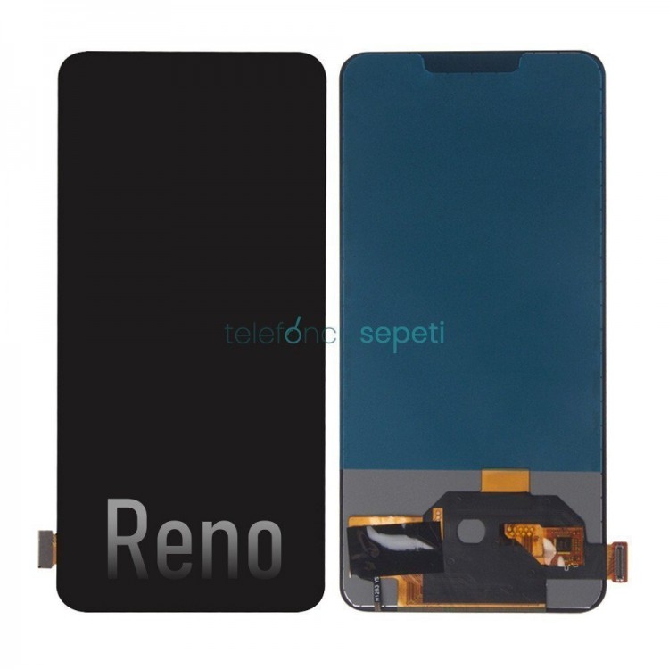 Oppo Reno 1 Ekran Dokunmatik Siyah Çıtasız