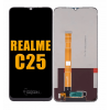 Realme C25 Ekran Dokunmatik Siyah Çıtasız Orjinal