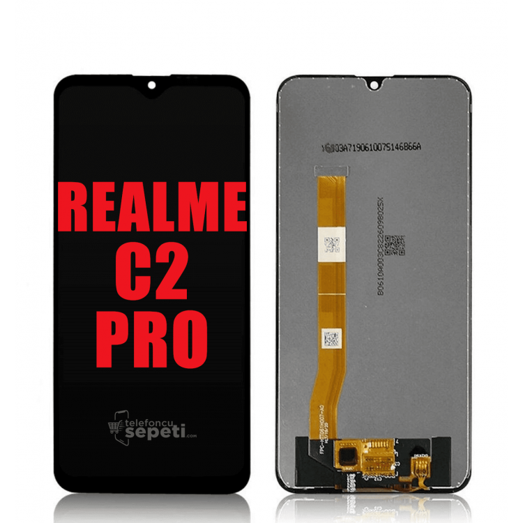 Realme 2 Pro Ekran Dokunmatik Siyah Çıtasız Orjinal