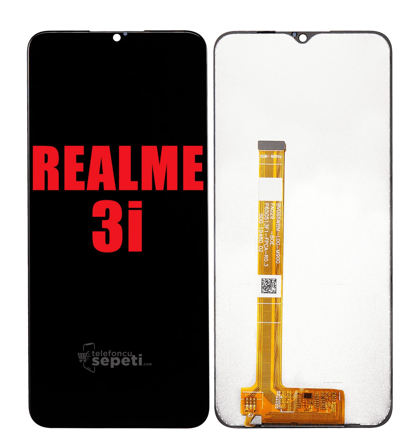 Realme 3i Ekran Dokunmatik Siyah Çıtasız Orjinal