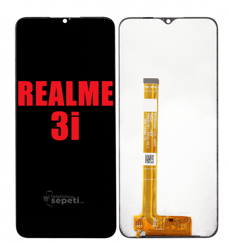 Realme 3i Ekran Dokunmatik Siyah Çıtasız Orjinal