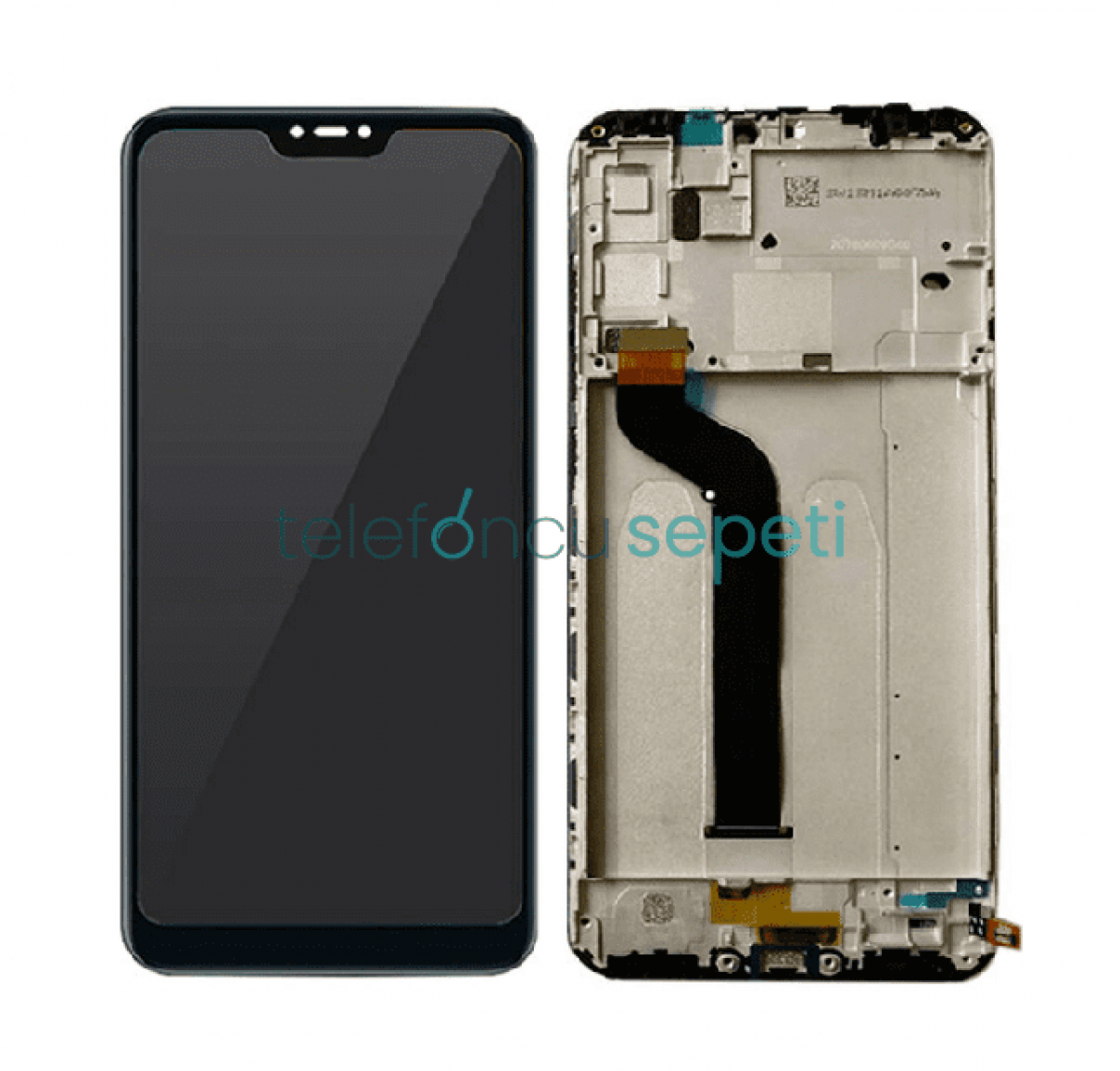 Xiaomi Mi A2 Lite Ekran Dokunmatik Siyah Çıtalı Sensörlü Orjijinal