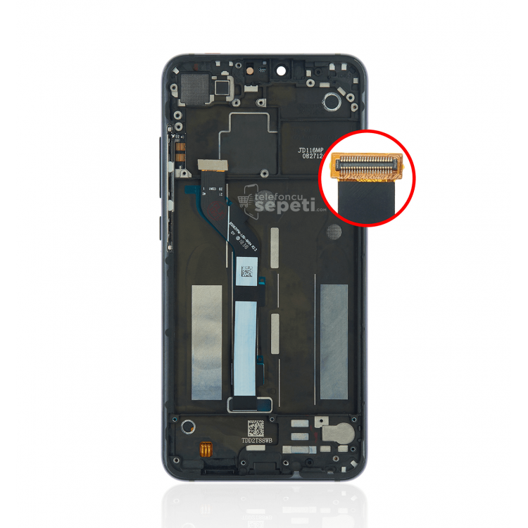 Xiaomi Mi 8 Lite Ekran Dokunmatik Siyah Çıtalı Orjinal