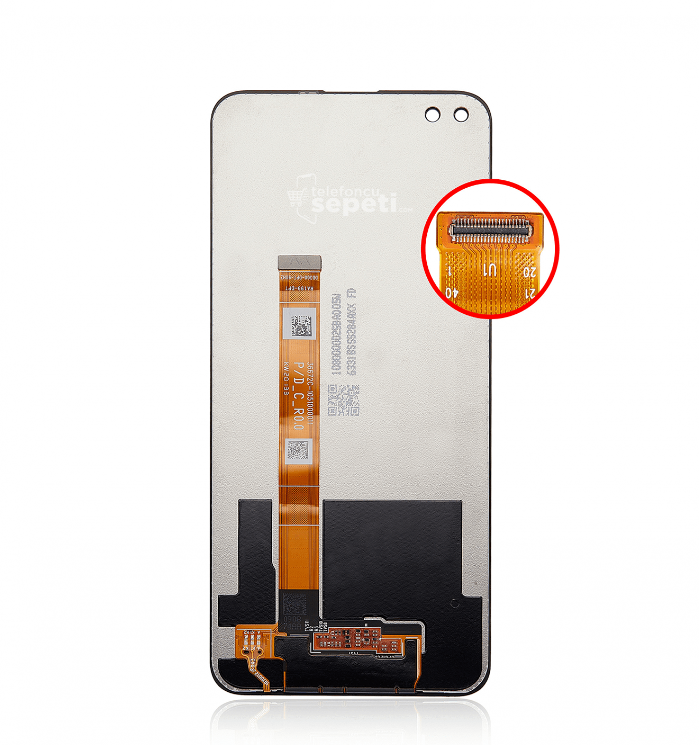 Realme 6 Pro Ekran Dokunmatik Siyah Çıtasız A Plus Kalite