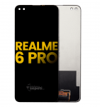 Realme 6 Pro Ekran Dokunmatik Siyah Çıtasız A Plus Kalite