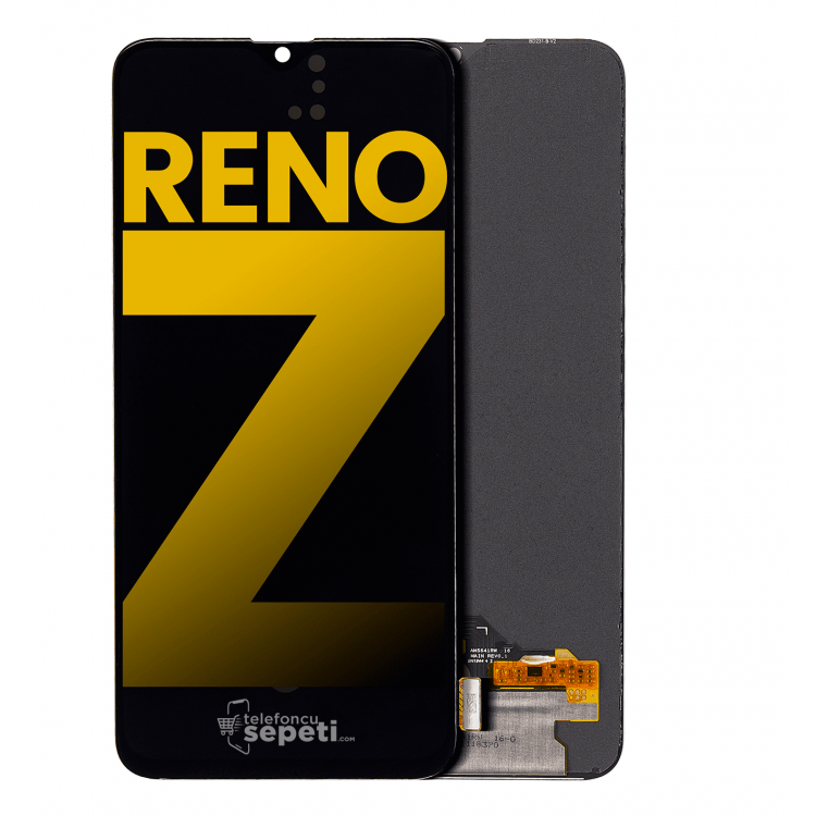 Oppo Reno Z Ekran Dokunmatik Siyah Çıtasız Orjinal