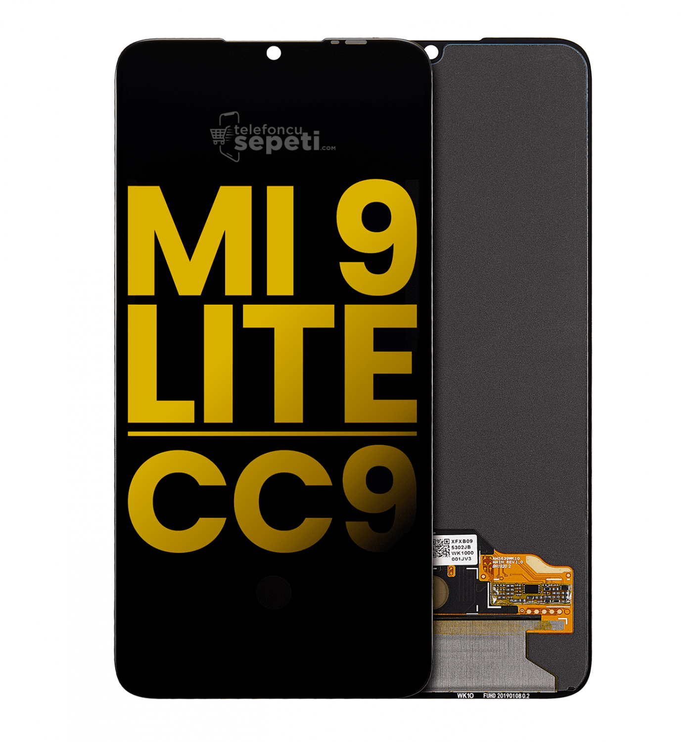 Xiaomi Mi 9 Lite Ekran Dokunmatik Siyah Çıtasız Orjinal