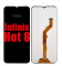 Infinix Hot 8 Ekran Dokunmatik Siyah Çıtasız Orjinal