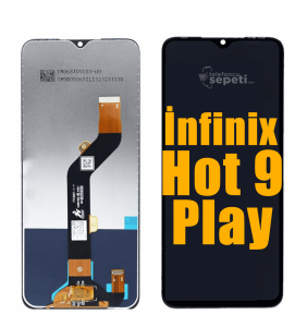 Infinix Hot 9 Play Ekran Dokunmatik Siyah Çıtasız A Plus Kalite