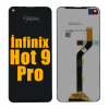 İnfinix Hot 9 Pro Ekran Dokunmatik Siyah Çıtasız A Plus Kalite