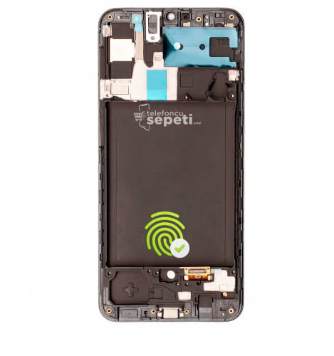 Samsung Galaxy A30s A307 Ekran Dokunmatik Siyah Çıtalı %100 Oled