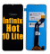 İnfinix Hot 10 Lite Ekran Dokunmatik Siyah Çıtasız A Plus Kalite