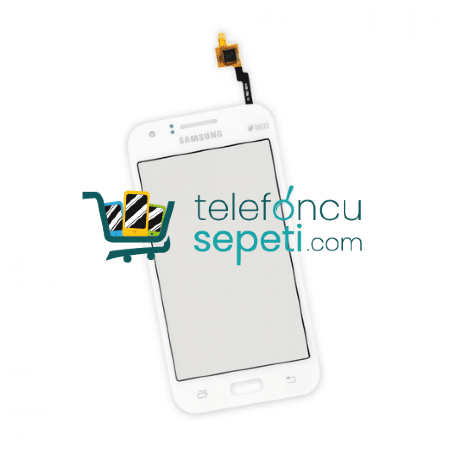 Samsung Galaxy J1 J100 Dokunmatik Touch Beyaz