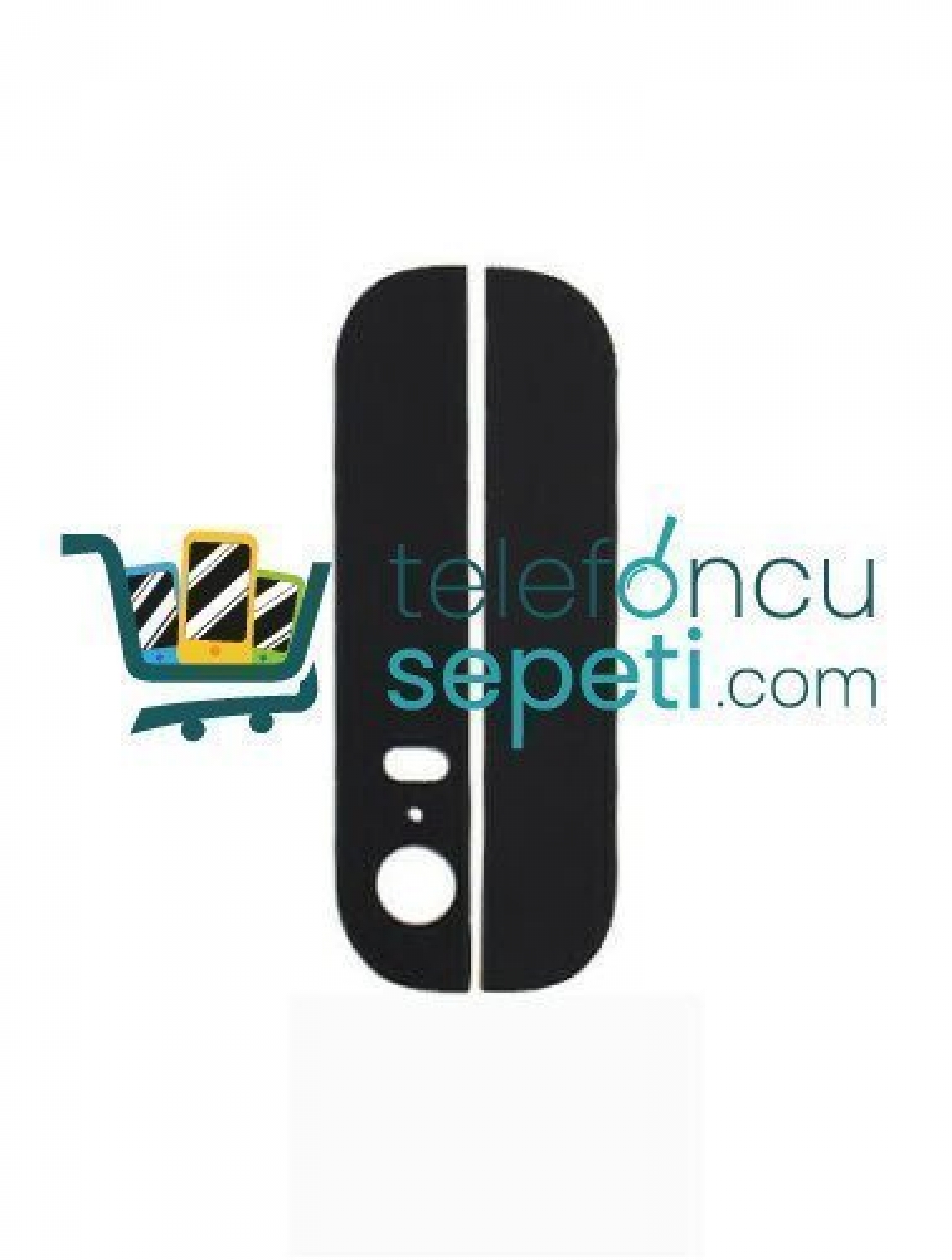 iPhone 5s Kamera Lensi Set Siyah