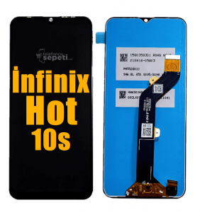 İnfinix Hot 10s Ekran Dokunmatik Siyah Çıtasız A Plus Kalite
