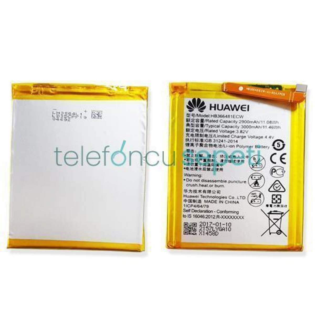 Huawei P9 Lite Batarya Pil Orjinal