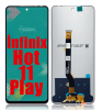 İnfinix Hot 11 Play Ekran Dokunmatik Siyah Çıtasız Orjinal