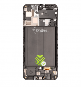 Samsung Galaxy A50 A505 Ekran Dokunmatik Siyah Çıtalı %100 Oled