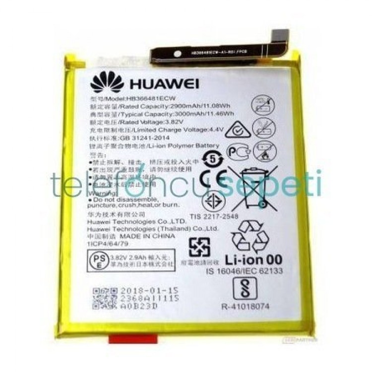 Huawei Y6 2018 Batarya Pil Orjinal
