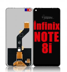 İnfinix Note 8i Ekran Dokunmatik Siyah Çıtasız Orjinal