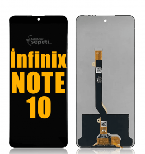 İnfinix Note 10 Ekran Dokunmatik Siyah Çıtasız A Plus Kalite