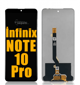 İnfinix Note 10 Pro Ekran Dokunmatik Siyah Çıtasız A Plus Kalite