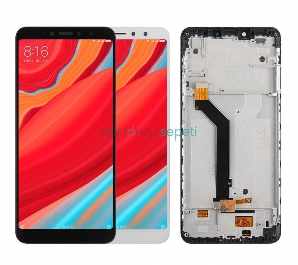 Xiaomi Redmi S2 Lcd Ekran Dokunmatik Siyah Çıtalı Xiaomi Redmi S2 Lcd Ekran Dokunmatik Siyah Çıtalı