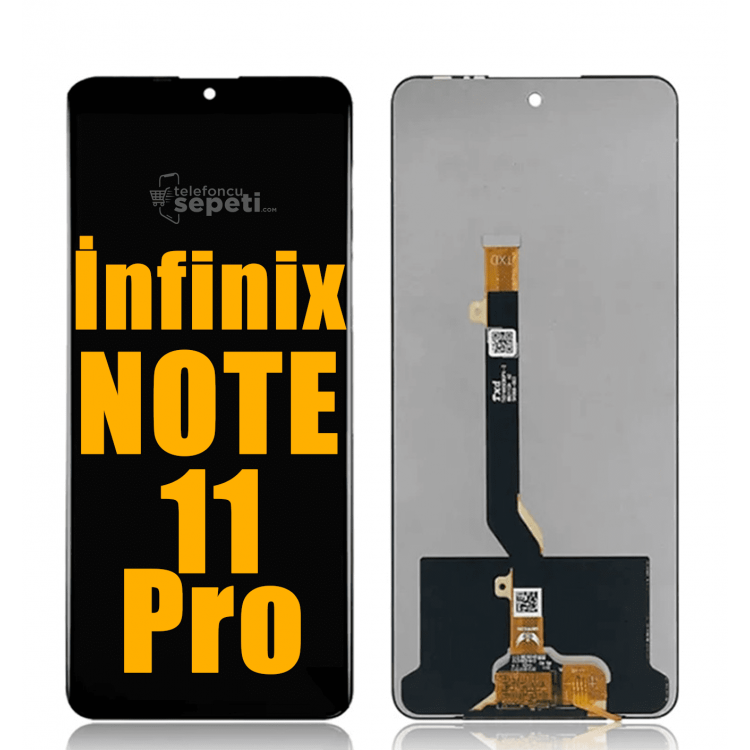İnfinix Note 11 Pro Ekran Dokunmatik Siyah Çıtasız A Plus Kalite