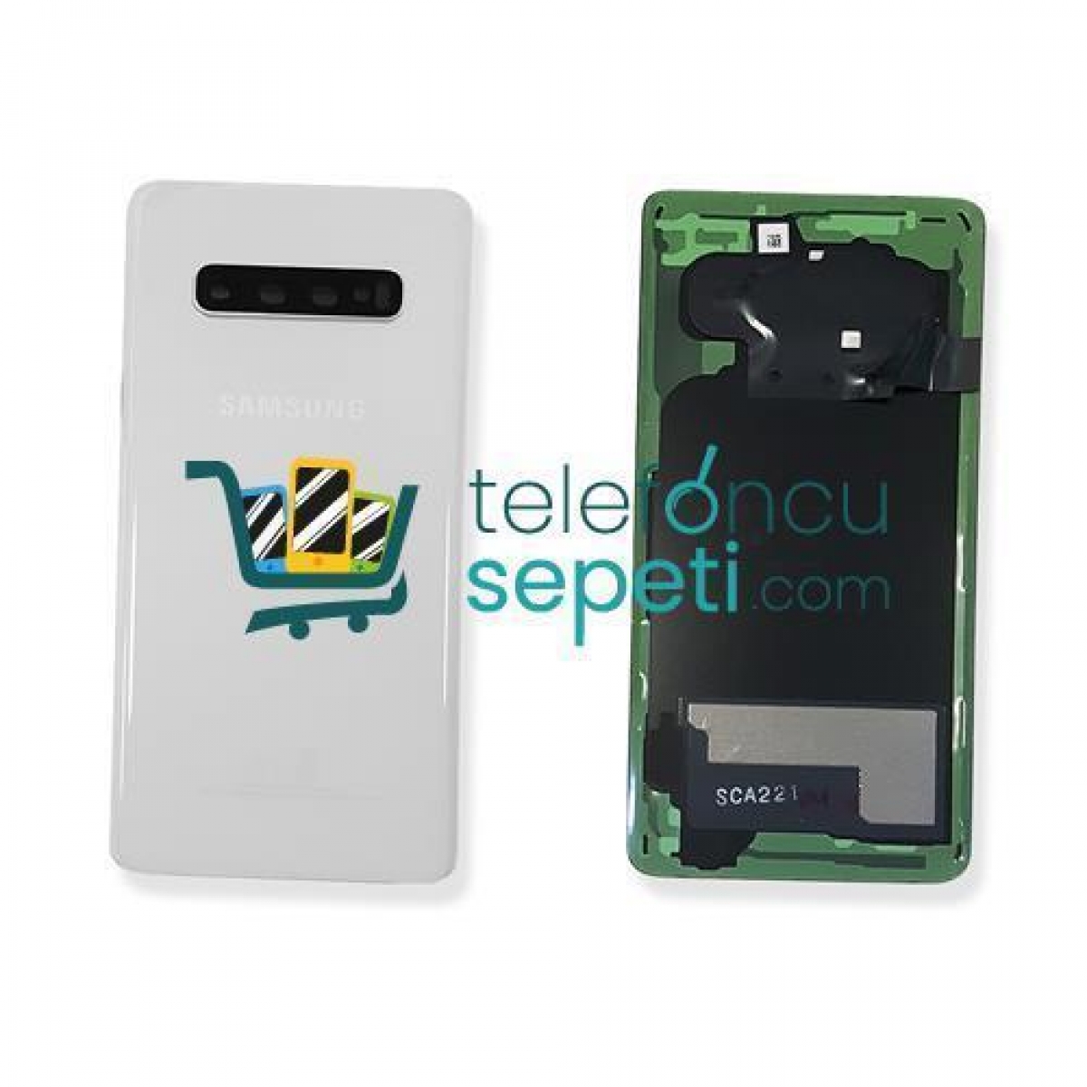 Samsung Galaxy S10 G973 Arka Kapak Beyaz Orjinal