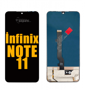 İnfinix Note 11 Ekran Dokunmatik Siyah Çıtasız Orjinal