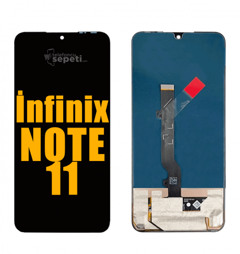İnfinix Note 11 Ekran Dokunmatik Siyah Çıtasız Orjinal