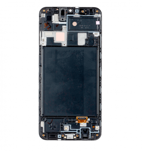 Samsung Galaxy A20 A205 Ekran Dokunmatik Siyah Çıtalı %100 Oled