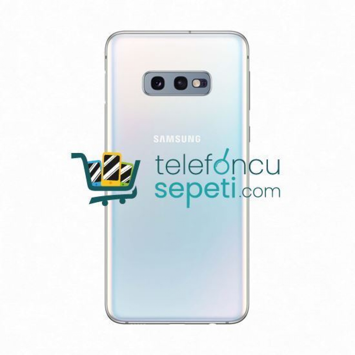 Samsung Galaxy S10 G973 Arka Kapak Gümüş Orjinal