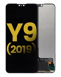 Huawei Y9 2019 Ekran Dokunmatik Siyah Çıtasız Orjinal