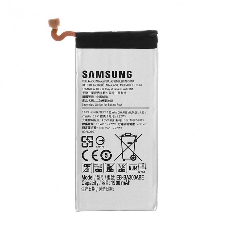 Samsung Galaxy A3 A300 Batarya Pil Orjinal EB-BA300ABE