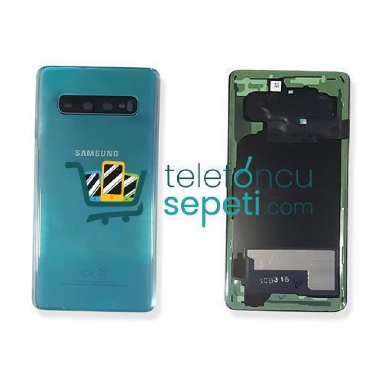 Samsung Galaxy S10 G973 Arka Kapak Yeşil Orjinal
