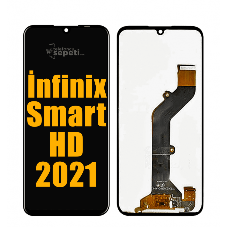İnfinix Smart HD 2021 Ekran Dokunmatik Siyah Çıtasız A Plus Kalite
