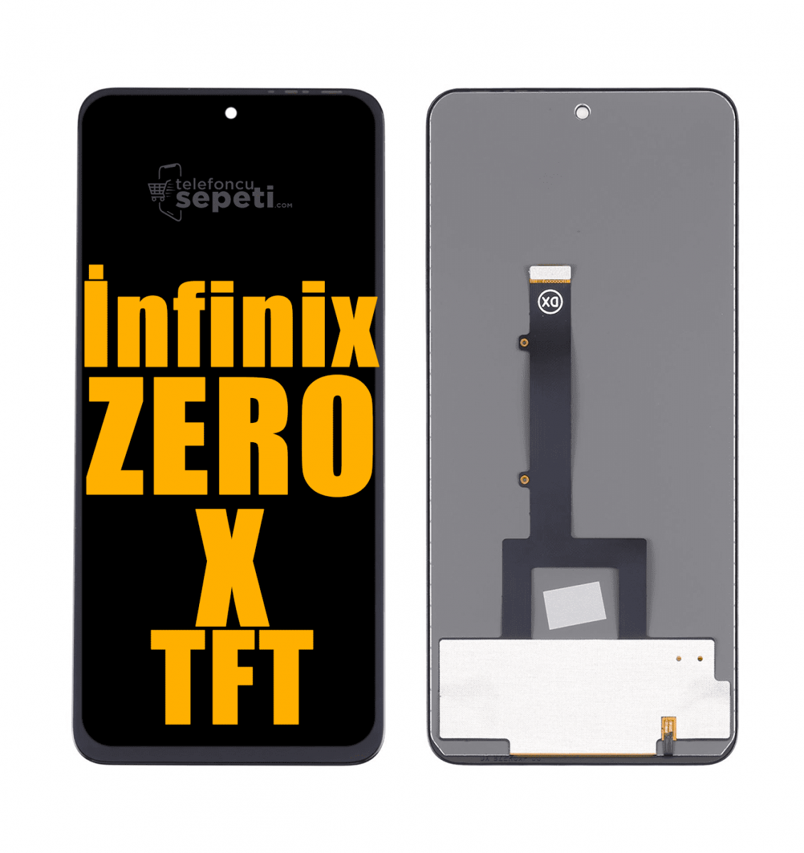 İnfinix Zero X Ekran Dokunmatik Siyah Çıtasız A Plus Kalite