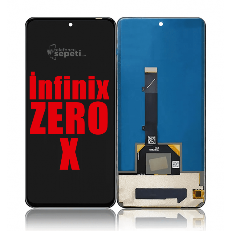 İnfinix Zero X Ekran Dokunmatik Siyah Çıtasız Orjinal