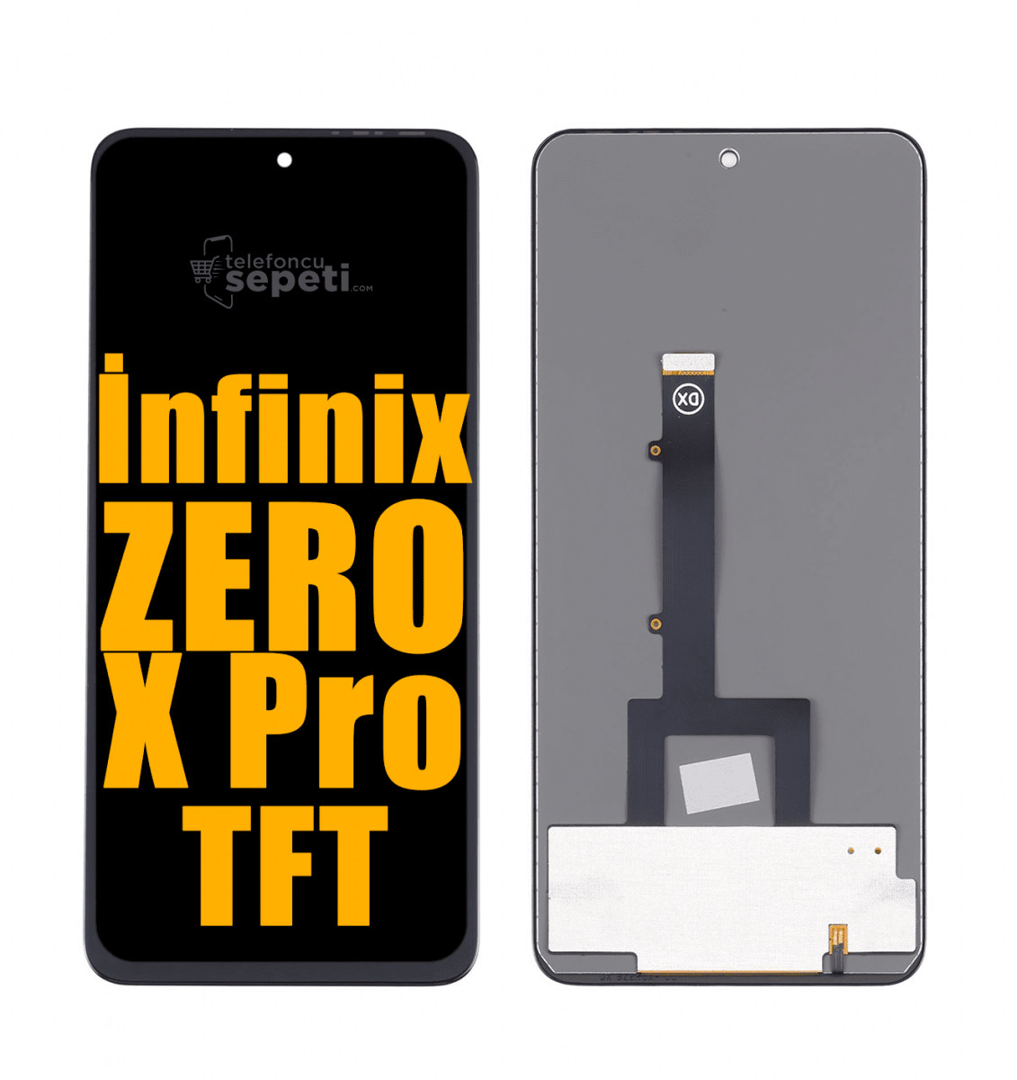İnfinix Zero X Pro Ekran Dokunmatik Siyah Çıtasız A Plus Kalite