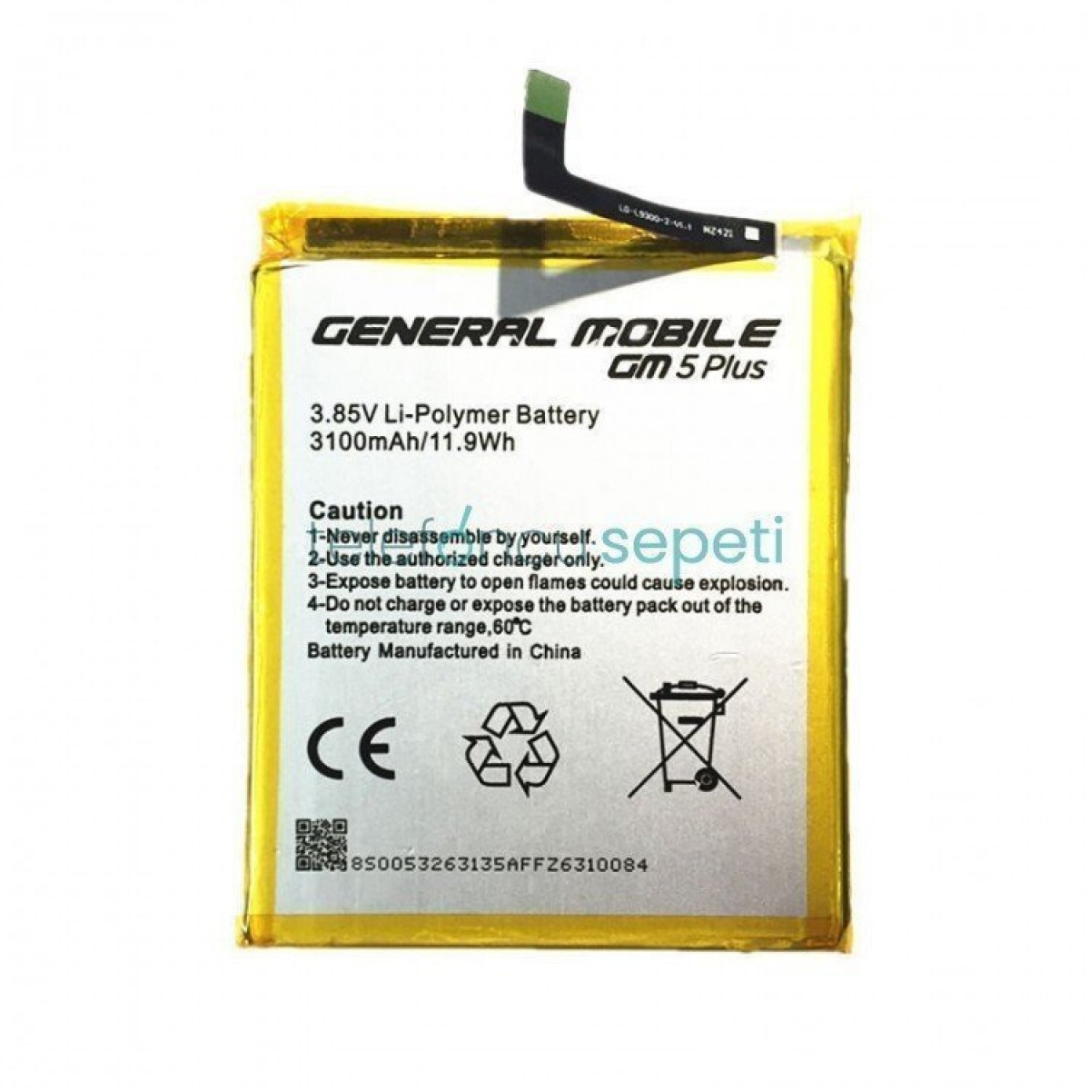 General Mobile Discovery Gm5 Plus Batarya Pil Orjinal General Mobile Discovery Gm5 Plus Batarya Pil Orjinal