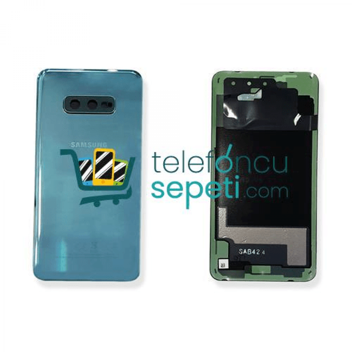 Samsung Galaxy S10e G970 Arka Kapak Yeşil Orjinal