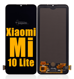 Xiaomi Mi 10 Lite Ekran Dokunmatik Siyah Çıtasız A Plus Kalite