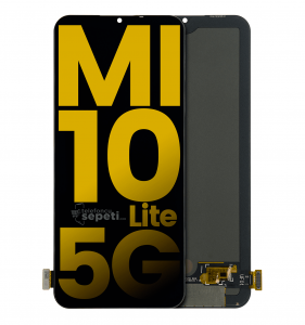 Xiaomi Mi 10 Lite 5g Ekran Dokunmatik Siyah Çıtasız Orjinal