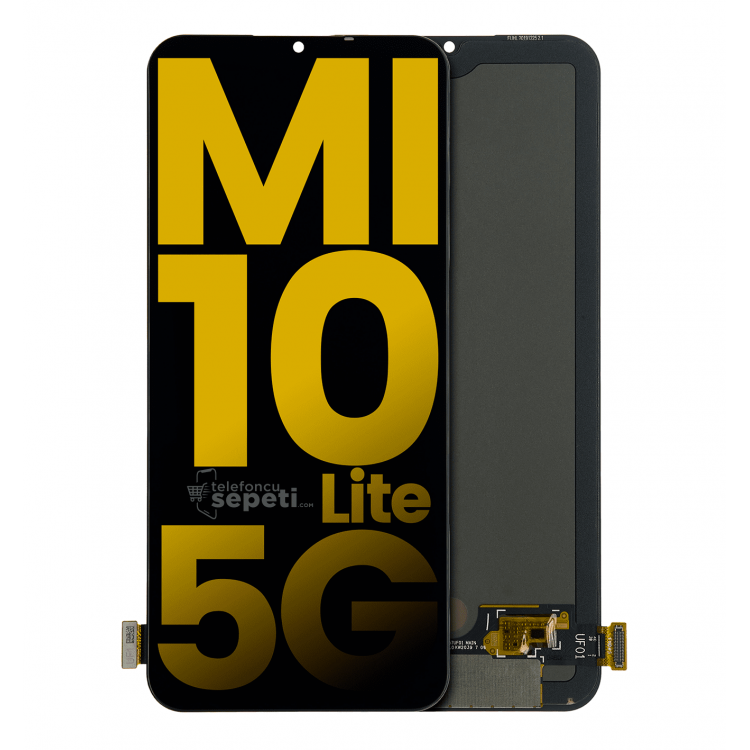Xiaomi Mi 10 Lite 5g Ekran Dokunmatik Siyah Çıtasız Orjinal